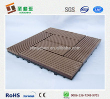 Outdoor WPC Interlocking Veranda Easy Deck Tile