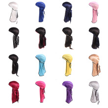 Wholesale Custom Logo Designer Silky Satin Silk Du Rags Durags