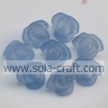 Fashion Plastic Matte Rose-förmige Perlen mit exquisitem Design für Ornamentschmuck