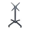 Hot sale living room table base casting aluminum high and low folding table base