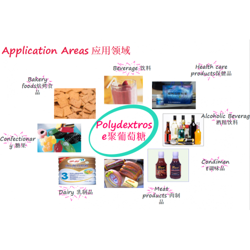 Ingredientes alimentarios Jarabe de polidextrosa de la serie de fibra dietética