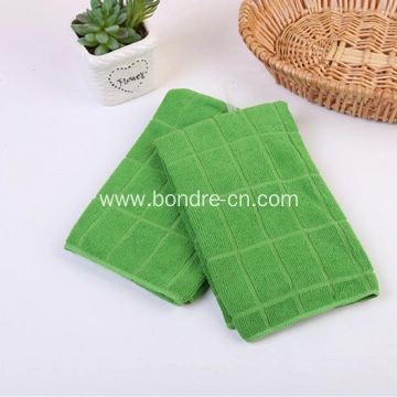 Soft Microfiber Towels Checks 2pcs Set China Manufacturer