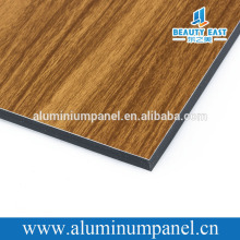 Wood grain laminate composite panel , acp sheet construction material