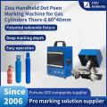 Handheld Gas Cylinder Dot Peen Marking Machine 80x40mm T6