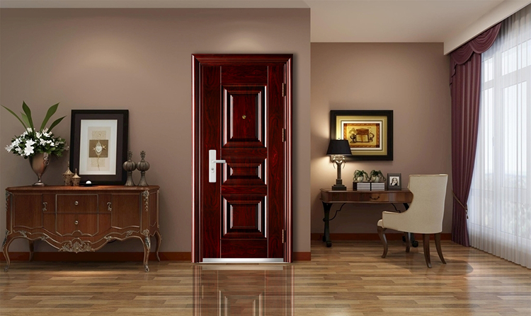 Most Popular 3D Skin Design Single Iron Door Indian Main Door Designs