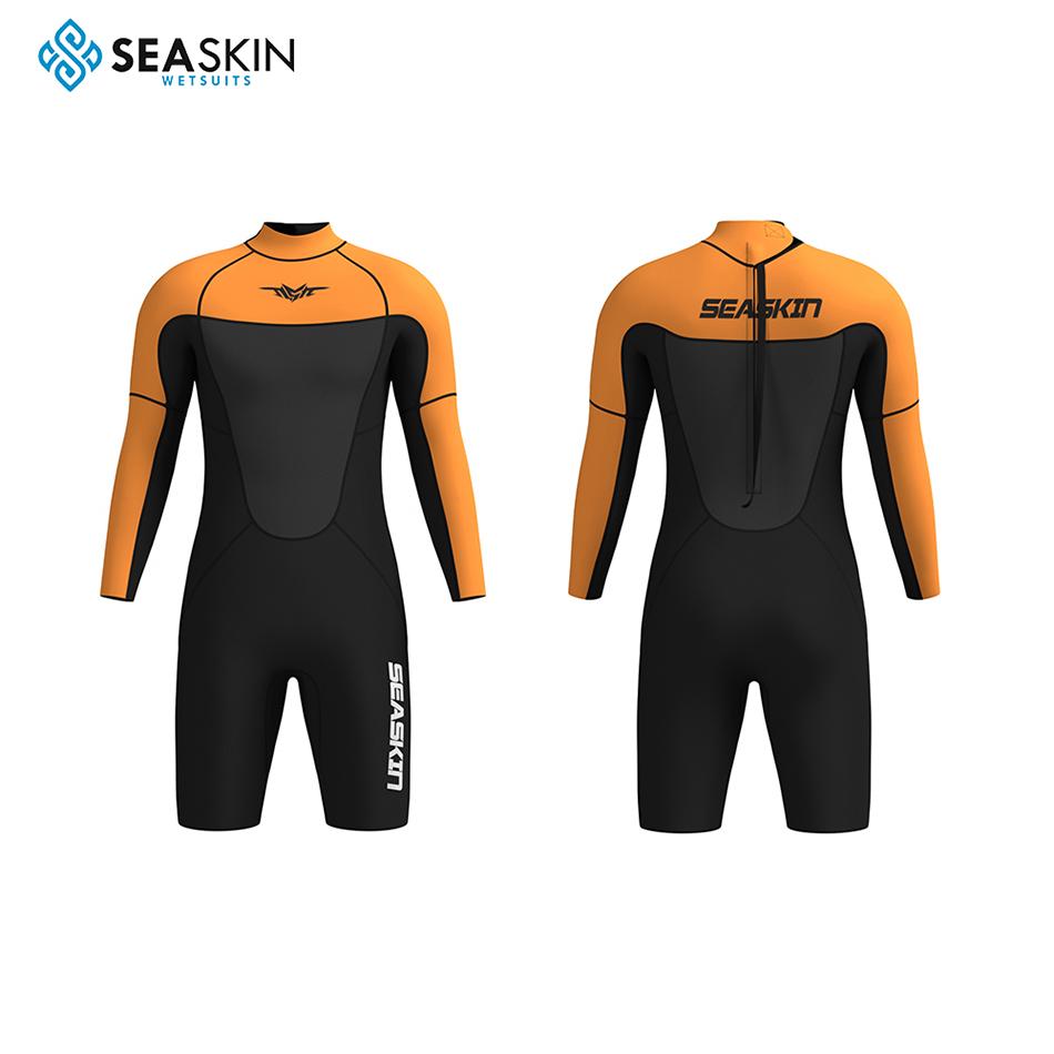 Seaskin 2mm Neoprene 남자의 긴 소매 스프링복 wetsuit