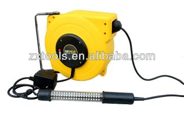 Power cable reel extensioncable reel with LED work light