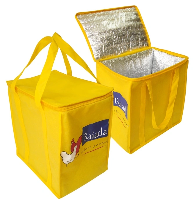 Aluminium Foil Insulated Cooler Bag with Zipper