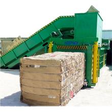 Waste Plastic Bottle and Wool Compress Horizontal Hydraulic Baler