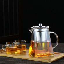 Wholesale Glass Tea Pots with Stainless Steel Infusers