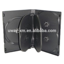 22mm black 7 discs dvd case /22mm dvd box for 7 discs
