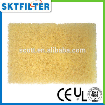 2014 yellow recyclable foam filter sponge filter sponge