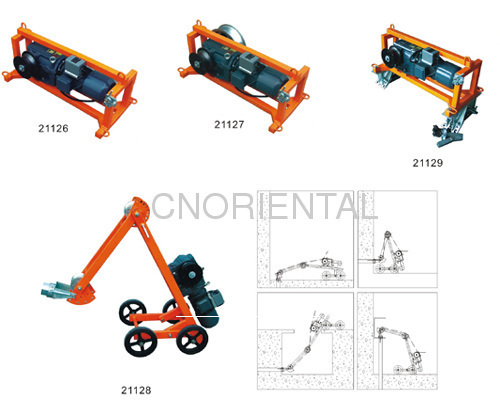 Équipement de treuil de Traction électrique pour l'Installation de câbles souterrains