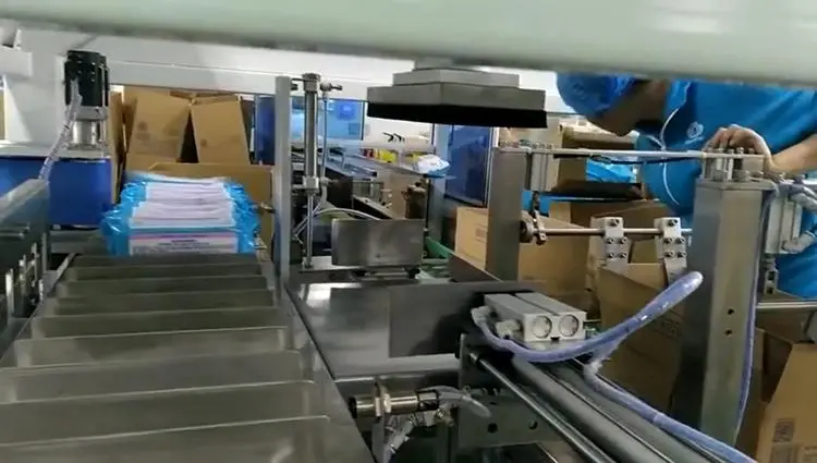 Full Automatic Box Packaging Machines with Carton Erector and Conveyor