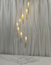 Clear Acrylic Candle Holders & Lanterns for Wedding Table Centerpieces