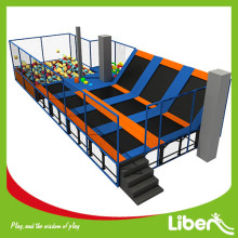 large indoor foam pit trampoline park