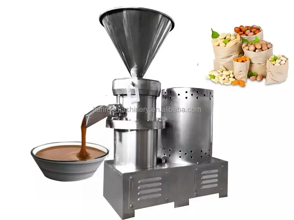 Multifunction Nut Paste Rice Pepper Colloid Mill Grinder Chilli Paste Grinding Machine for Chilli Sauce Peanut Butter Machine