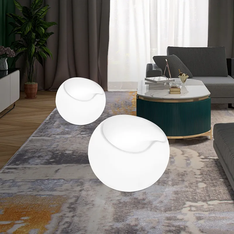 Modern LED Light-up Round Chair and Table Set