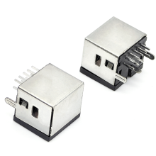 MINI DIN female socket 90 degree DIP