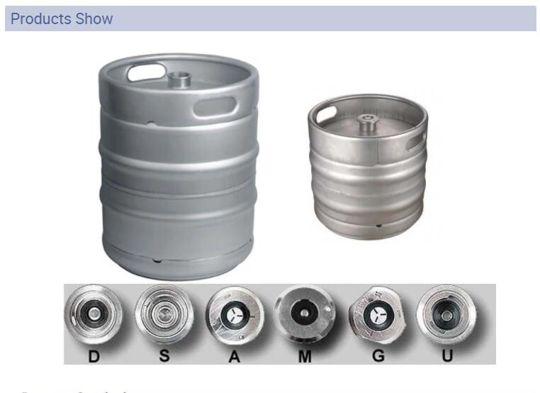 stainless steel barrel 20L/30L/50L beer keg