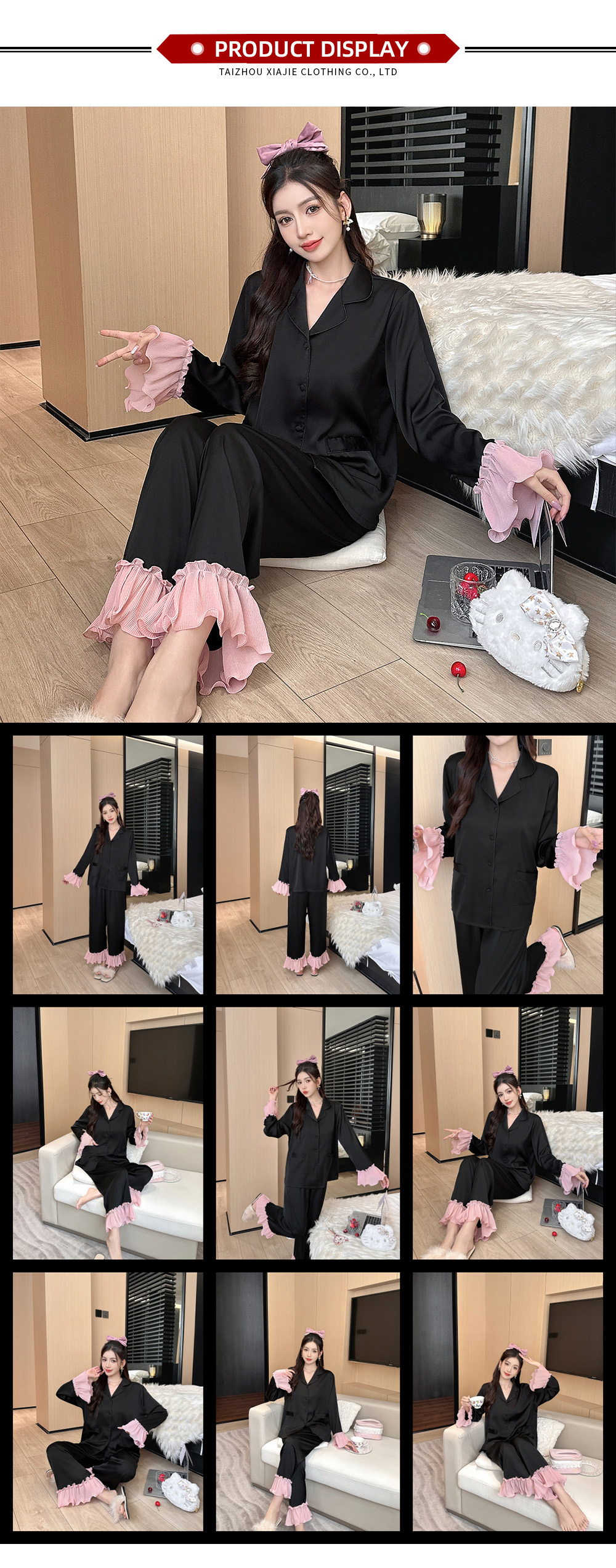 Піжамны камплект з доўгімі рукавамі2-37-X Long-sleeve Pajama Set2-37-X