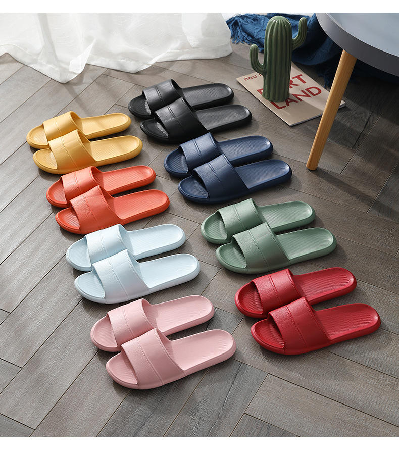 Summer adult slippers indoor bathroom/bedroom Flip flops couples shoes summer anti-slip Sandals wholesale  2021