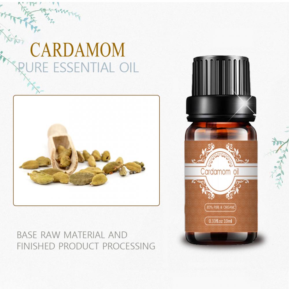 100% safi ya asili Cardamom muhimu mafuta 10ml