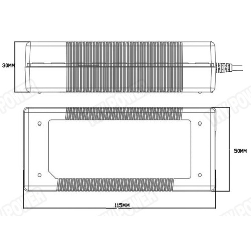 16.8V DC 2A Lithium Battery Charger