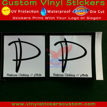 customized sticky plastic labels