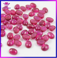 3*5mm Oval Gems Synthetic Ruby Corundum Cabochons