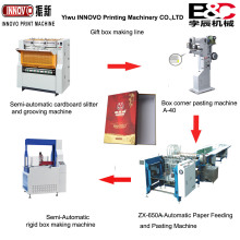 Semi-Automatic gift box making line