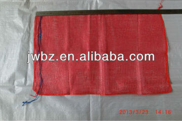 normal mesh PP Raschel Bag / Polypropylene Net Bag for firewood /Packing Date Net Bag for fruit