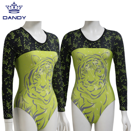 Custom long sleeve gynastics clothing