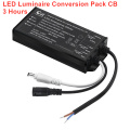 Pack de conversion de luminaire LED basse tension 3 heures