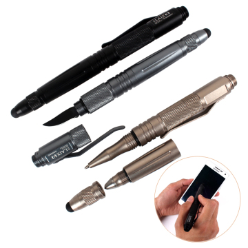 Tactical Pen with Stylus Tungsten Steel Glass Breaker