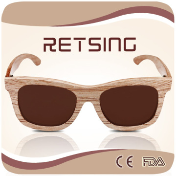 Custom logo wood sunglasses