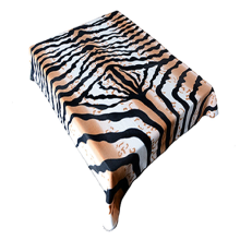 super soft twin size polar fabric zebra fleece blanket