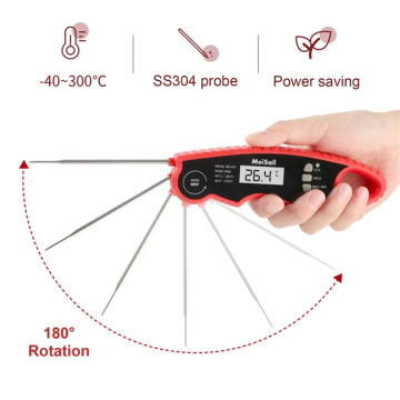 Digitale sonde Snelle thermometer Voedsel opvouwbaar