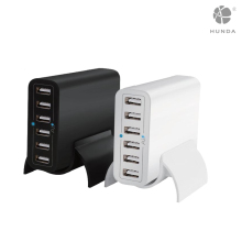fastest electrical AC outlets 6 port micro usb charger 60W