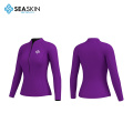 Seaskin Front Zipper Jaket Lady Wetsuit Berkualitas Tinggi