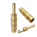 Precision CNC Maixa de usinagem Brass Audio Connector de acessórios