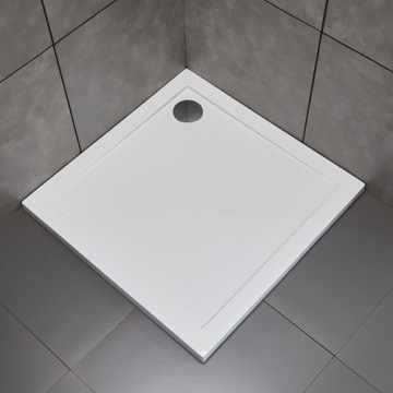 Precast Shower Base 80X80CM Anti-Slip Resin Shower Tray