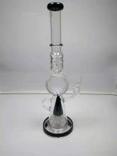Graceful Crystal Glass Water Hookahs with Sunflower Filter