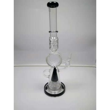 Graceful Crystal Glass Water Hookahs met zonnebloemfilter