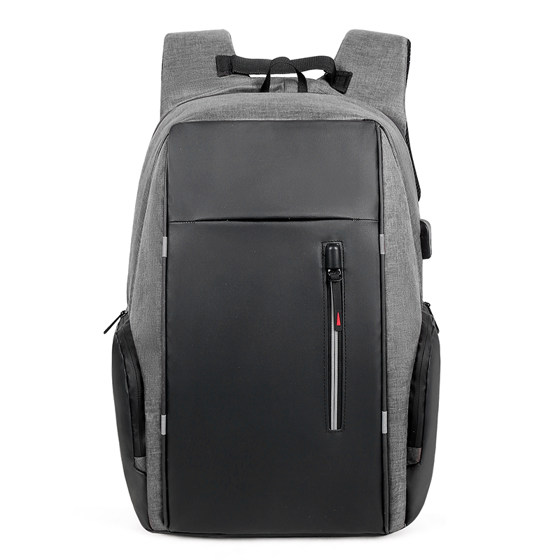 15.6 inci Polyester Kalis air kalis air ransel komputer ransel dengan beg sukan luaran USB