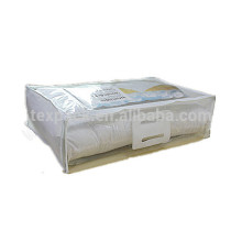 Taobao Price Pvc Home Textile Packaging Bags With H Shape Handle