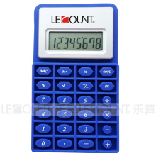 8 Digits Silicon Calculator with Magnet and Soft Foldable Body (LC532)