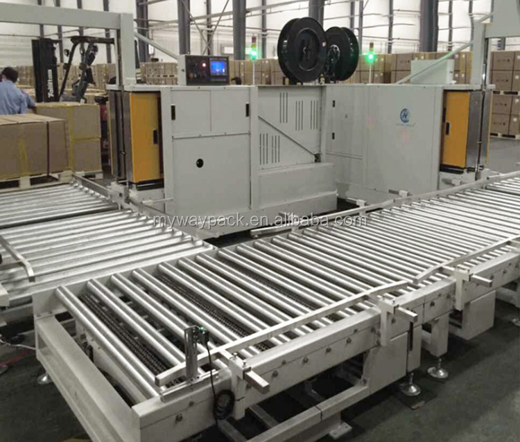 High performance fully auto side seal strapping machine/pallet strapping machine