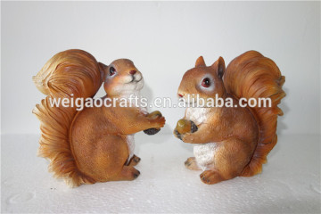 animal theme resin material resin squirrel crafts