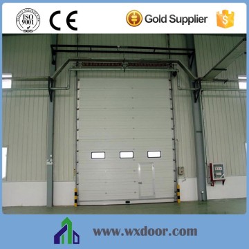 industrial remote overhead sliding door dock shelter